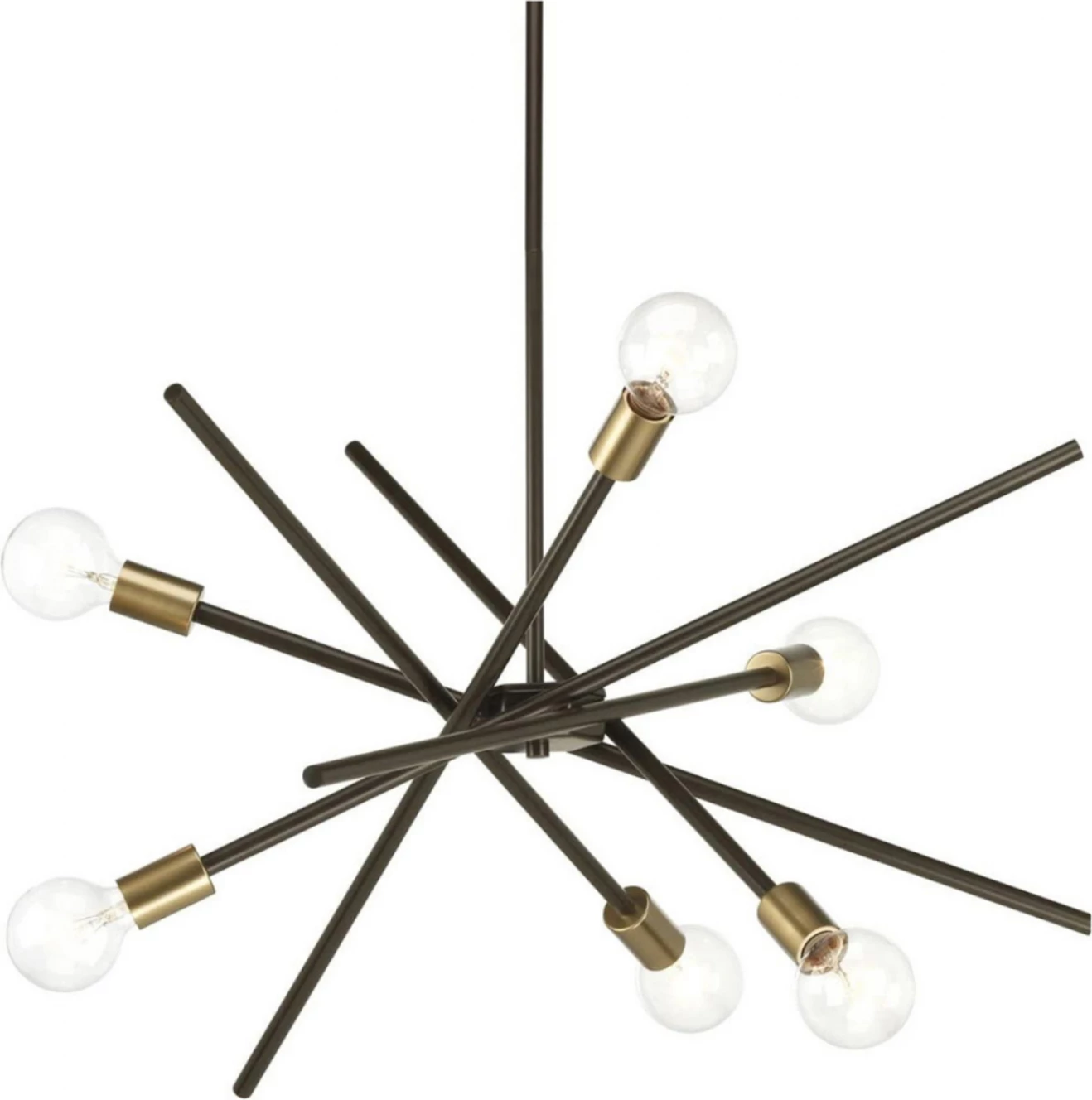 Llambë varëse për tavan, e zezë/artë