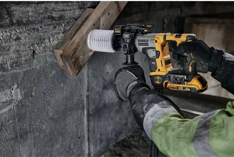 Pistol grip drill DeWALT DCH172NT-XJ, brushless, SDS Plus, 18V, 1.8kg, e verdhë