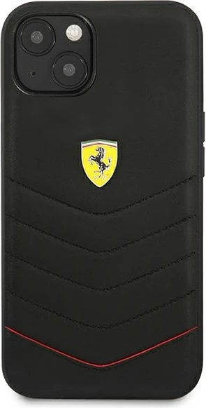 Mbështjellës Ferrari Off Track Quilted për iPhone 13 mini, 5.4", i zi, hardcase