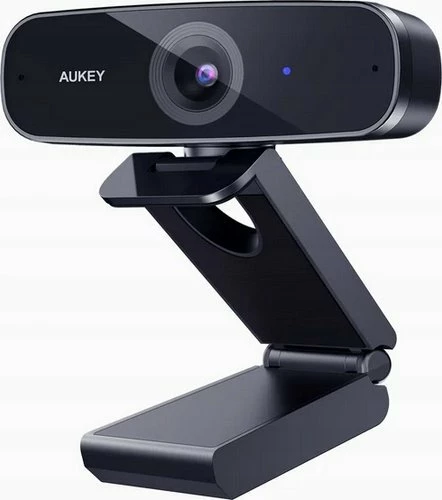 Webcam Aukey PC-W3S Full HD 1080p 30fps USB me sensor CMOS 1/2.9\" dhe mikrofon stereo, e zezë