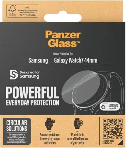 Xham i temperuar PanzerGlass për Samsung Galaxy Watch 7, 44mm