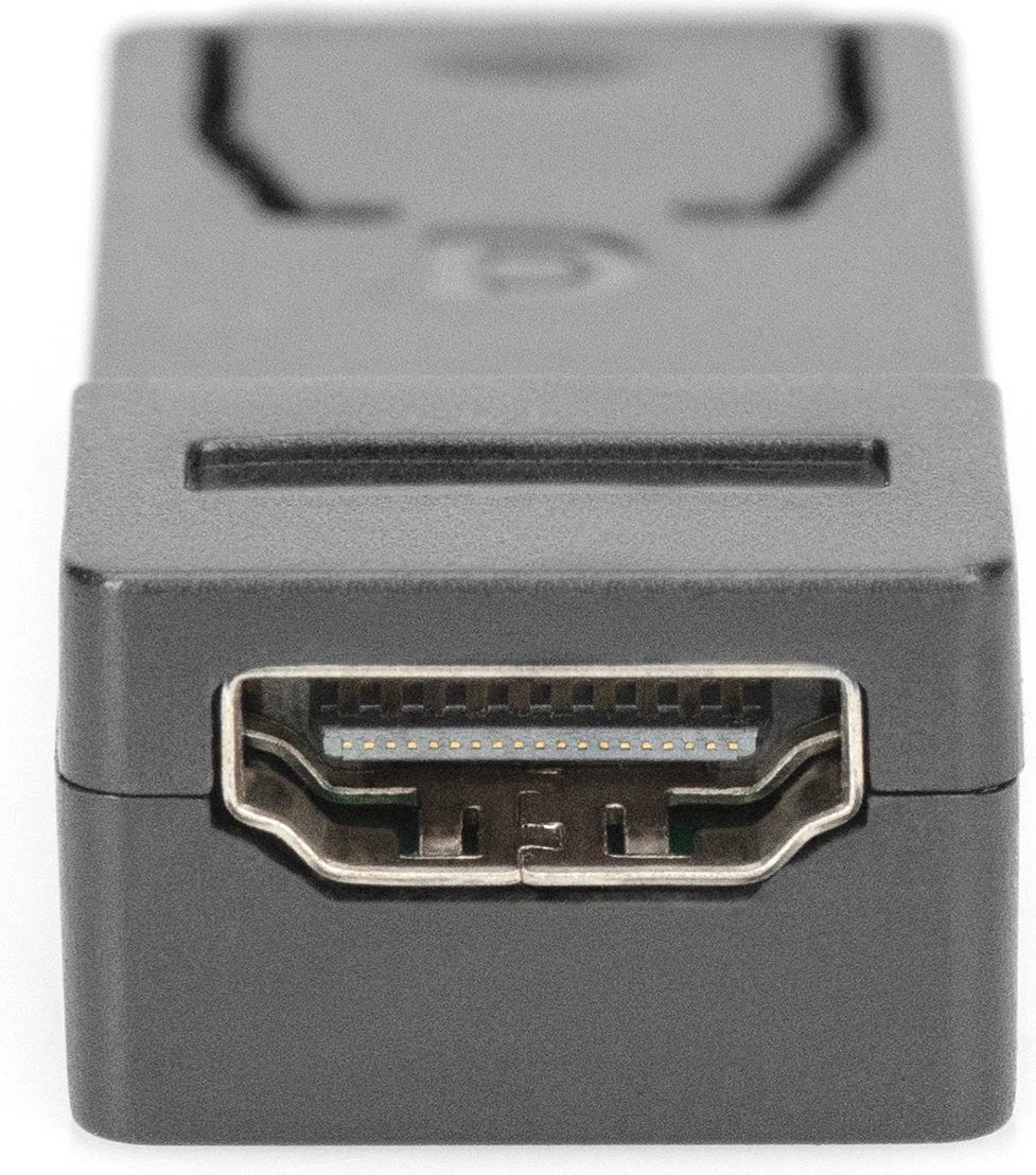 Adapter Digitus DisplayPort në HDMI, 1080p, e zezë