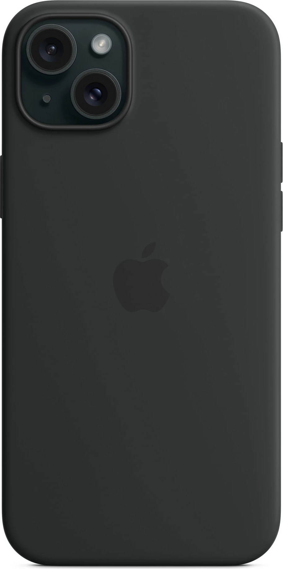 Mbështjellës Apple iPhone 15 Plus, MagSafe, Silikon, Ngjyrë e zezë