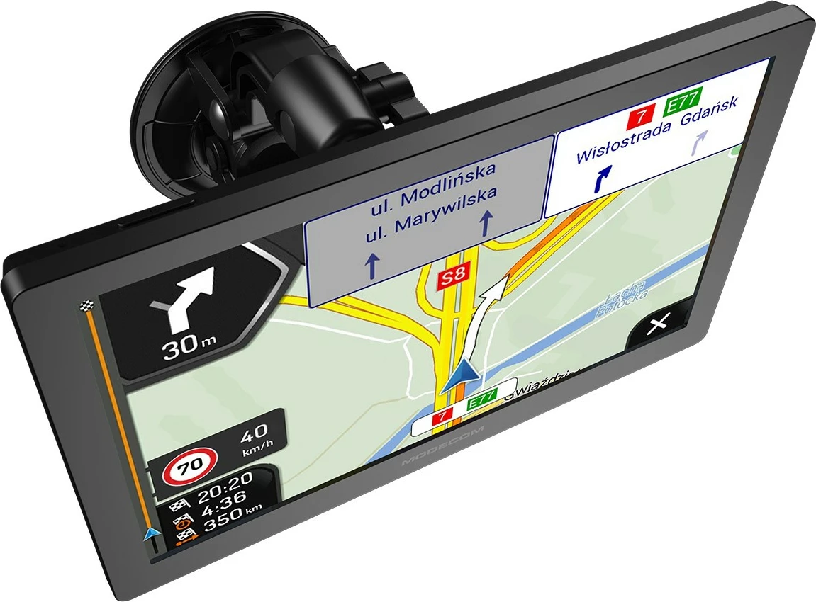 Navigacion GPS MODECOM FreeWAY CX 7.4 iGO Truck Europe, ekran 7", 16GB, 512MB RAM, Bluetooth, USB‑C