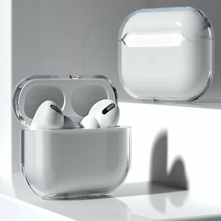 Mbështjellës Hurtel për AirPods 1/2, i fortë, transparent