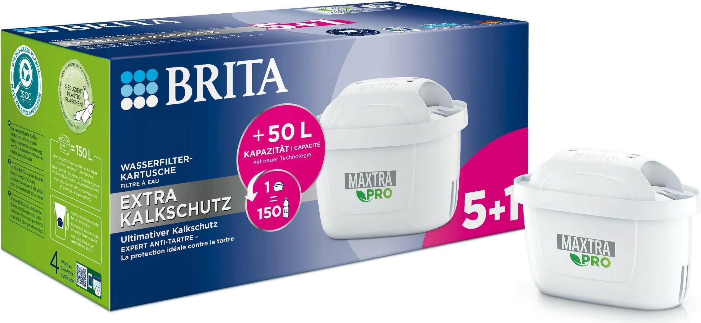 Filtri i ujit Brita MAXTRA PRO, Brita, 6 copë