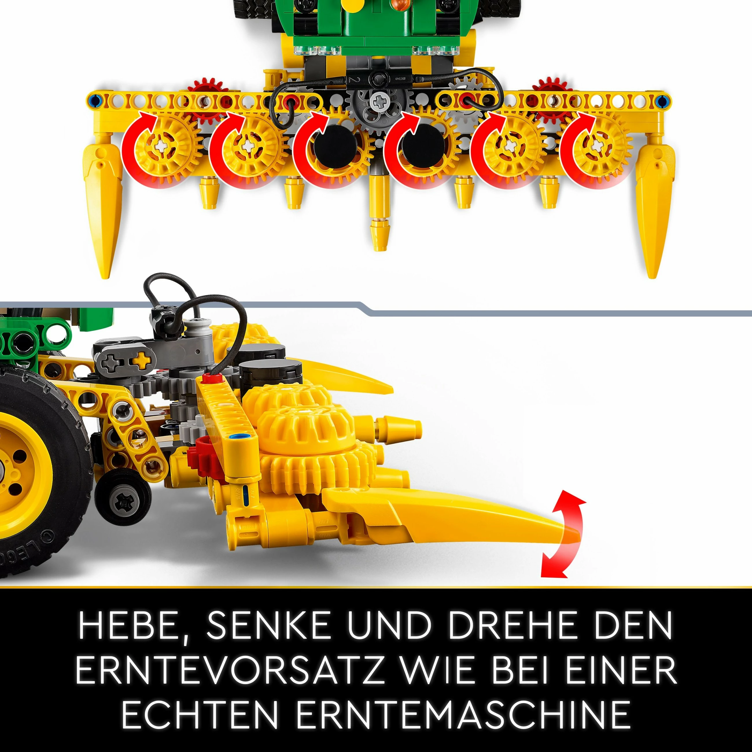 Set ndërtimi LEGO Technic John Deere 9700 Forage Harvester 559 pjesë multikolor