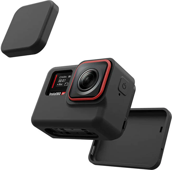 Mbështjellës silikoni TELESIN S6-PTC-02 për Insta360 Ace Pro, Zi