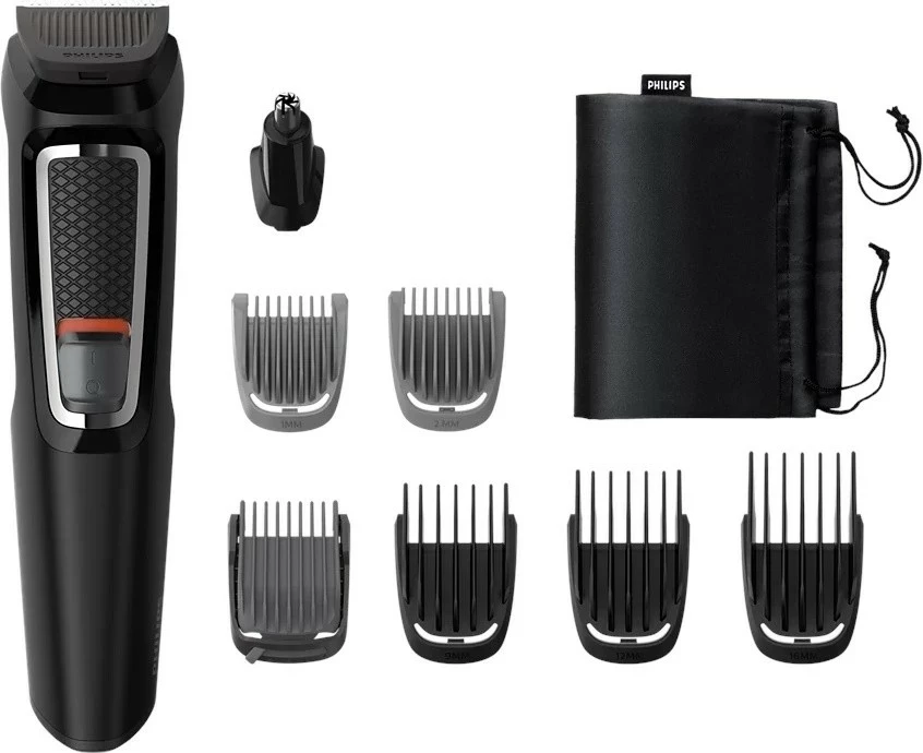 Trimer Philips MG3730/15, multifunksional, 8 në 1, ngjyrë e zezë