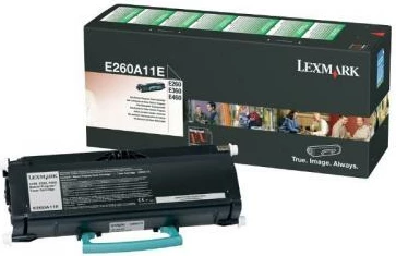 Toner Lexmark E260A11E origjinal, rendiment mesatar 3500 faqe, për E260/E360/E460, i zi
