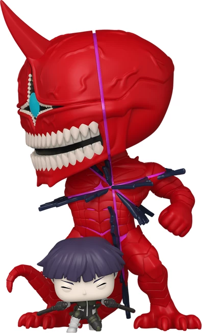 Figurinë koleksionuese Funko Pop! Animation Kaiju No. 8 - Hoshina & Kaiju No. 10, vinil, set 2 copë, e kuqe