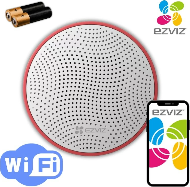 Sirenë inteligjente Ezviz CS-T9C, wireless, ZigBee, e bardhë