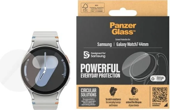 Xham i temperuar PanzerGlass për Samsung Galaxy Watch 7, 44mm