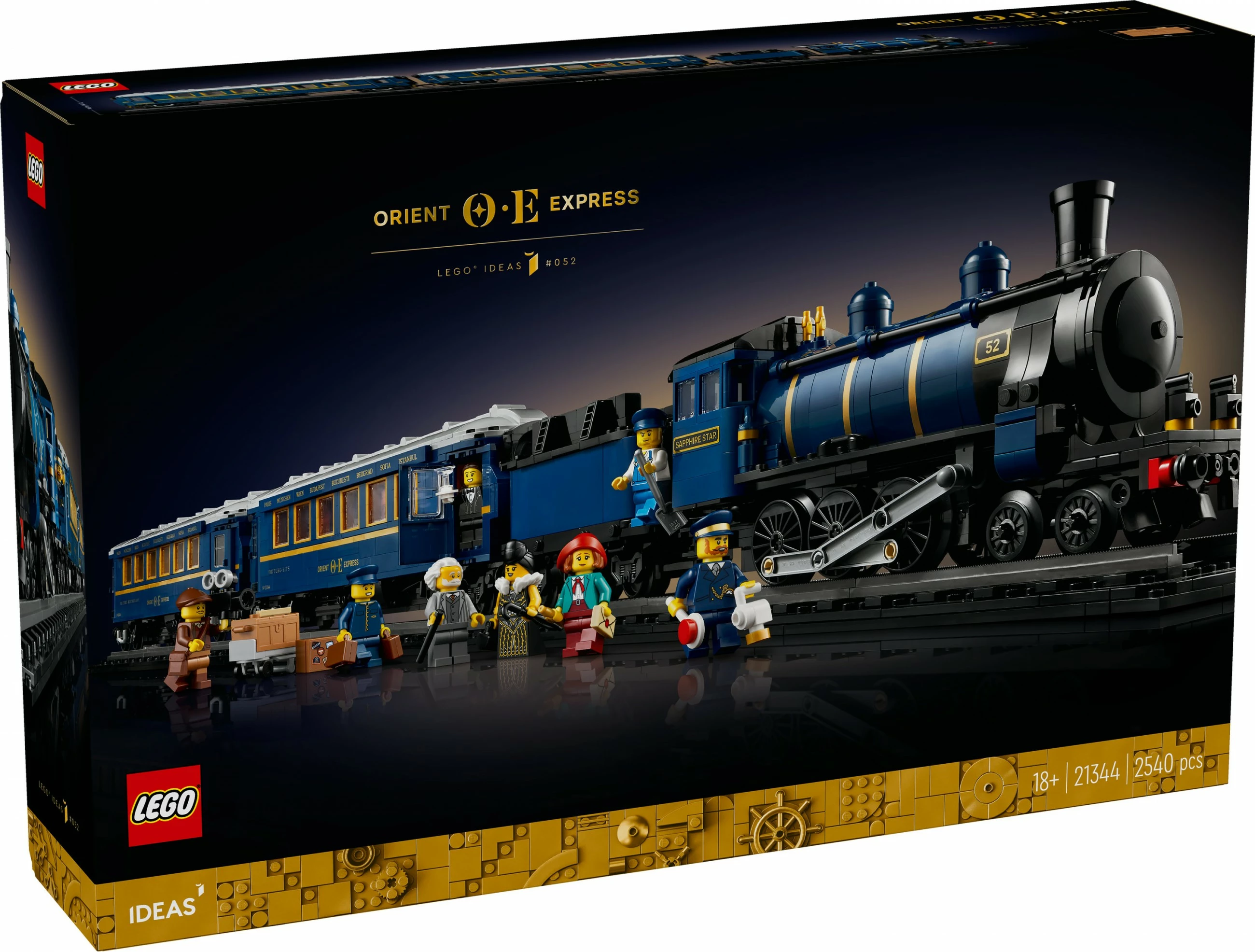 Set ndërtimi LEGO Ideas Orient Express, 2540 pjesë, shumëngjyrësh