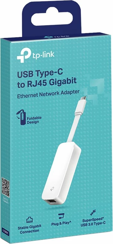 Adaptor rrjeti TP-LINK UE300C, USB 3.0, Gigabit Ethernet, i bardhë