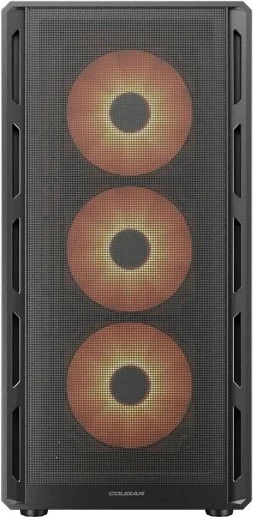 Kasë Cougar Airface Pure PRO midi, ARGB, e zezë