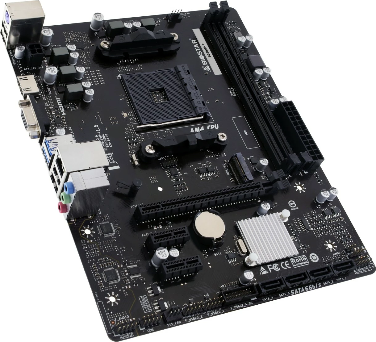 Pllakë amë Biostar B550MHP, AMD, Socket AM4, 64 GB, e zezë