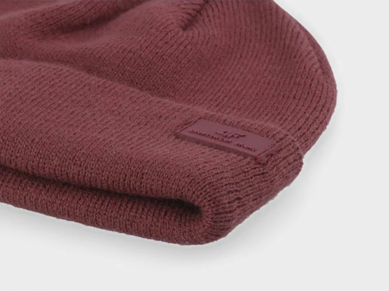 Kapelë dimërore 4F për meshkuj dhe femra, e kuqe