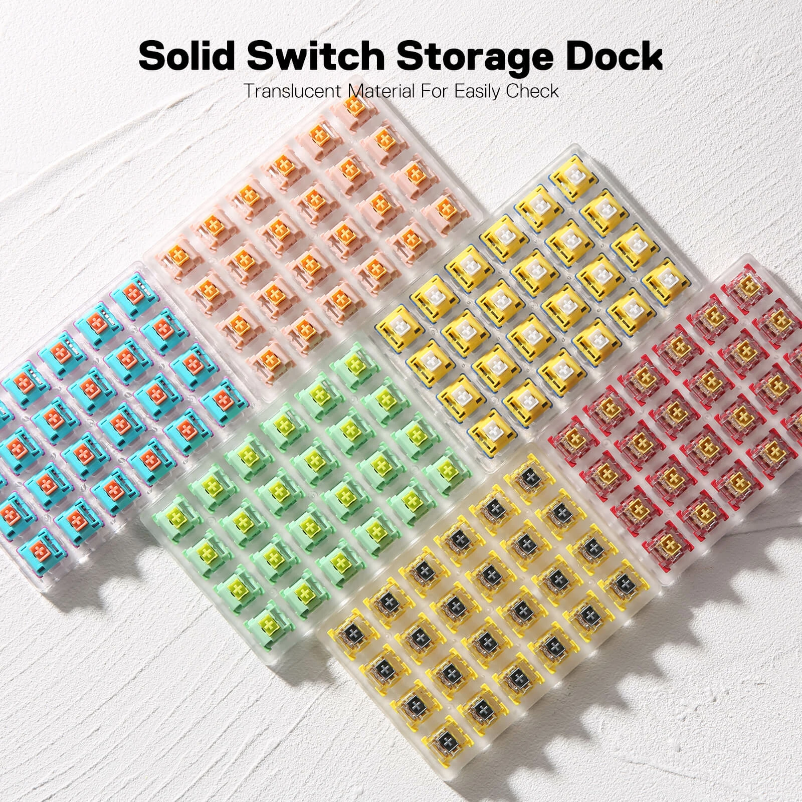 Switch mekanik Redragon Bullet-QT A-113, 24 copë, Lime
