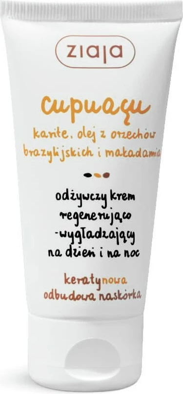 Krem fytyre për femra Ziaja Cupuacu Nourishing Regenerating and Smoothing, 50ml