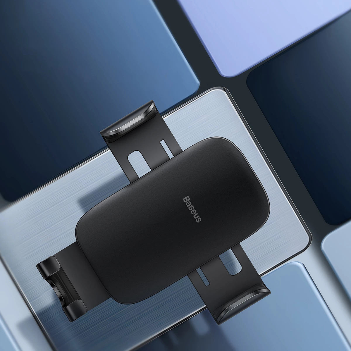 Mbajtës telefoni për veturë Baseus Metal Age II SUJS000001, gravitacional, metal, i zi