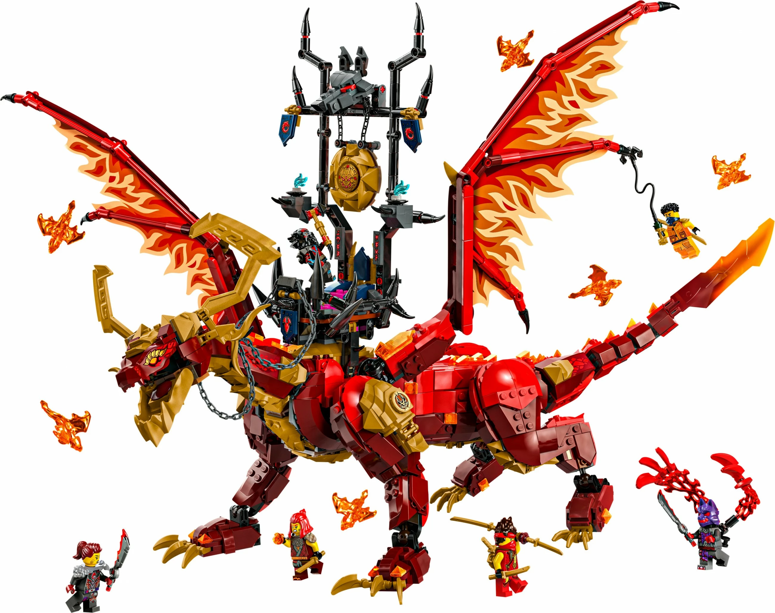 Set ndërtimi LEGO Ninjago 71822 Quelldrache der Bewegung, shumëngjyrësh