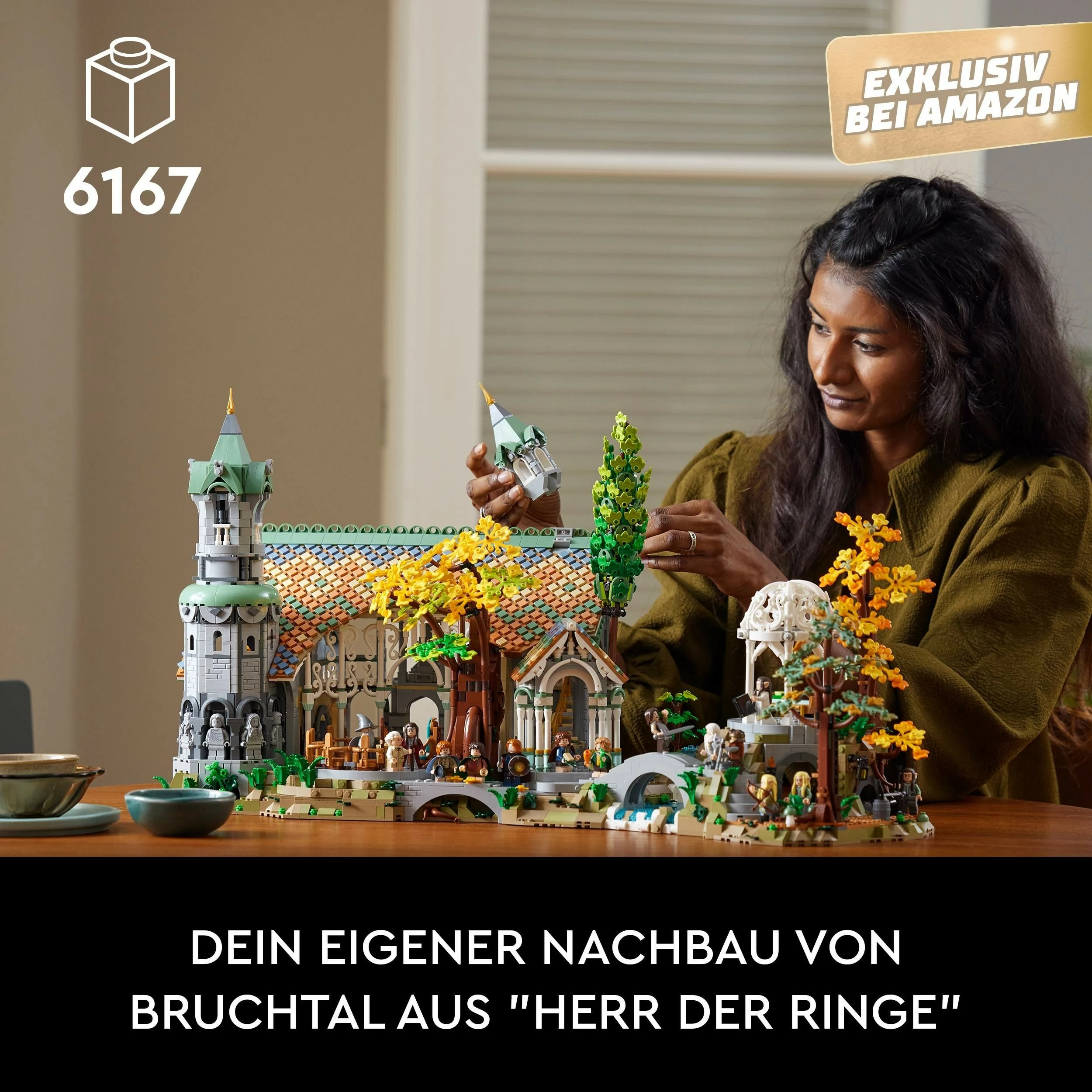 Set ndërtimi LEGO The Lord of the Rings: Rivendell, 6167 pjesë, plastikë, shumëngjyrësh
