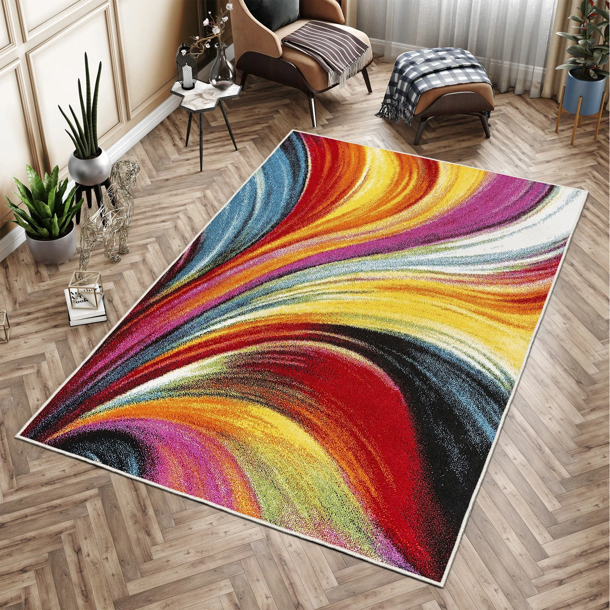 Qilim Conceptum Hypnose, shumëngjyrësh, 100x300cm, Woopamuk191