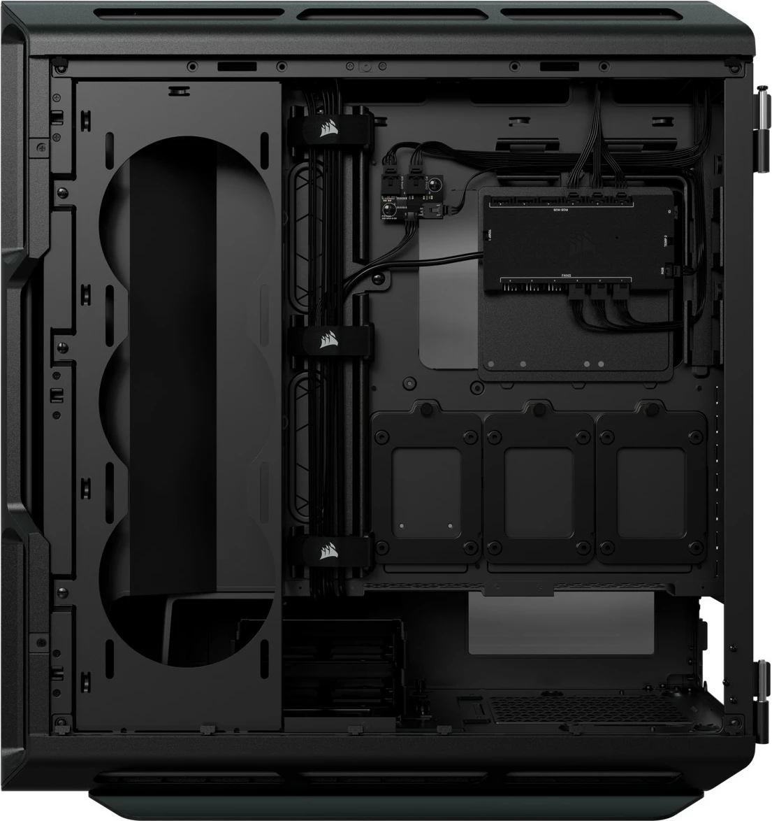 Kasë Corsair iCUE 5000T RGB midi tower e zezë