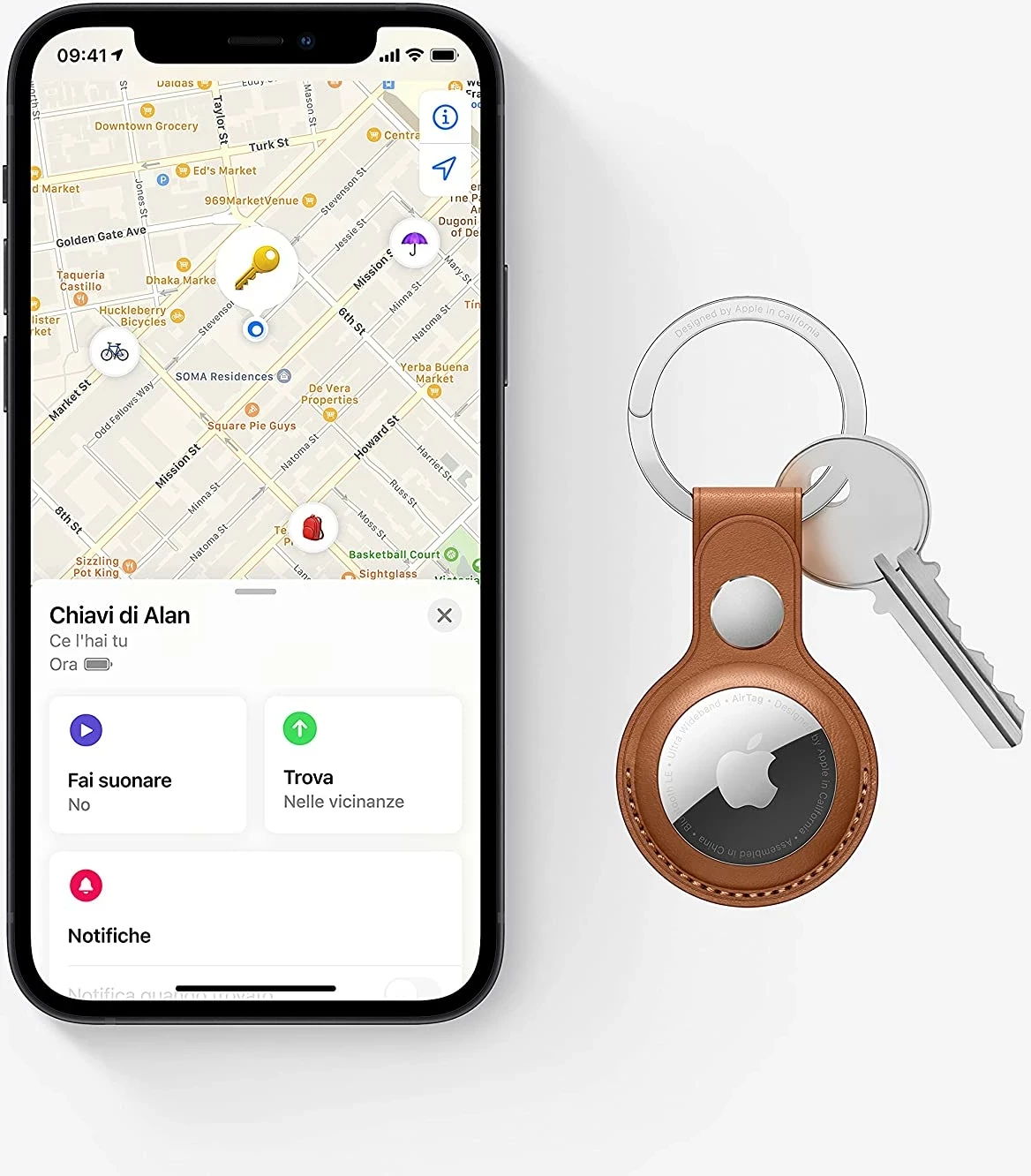 Apple AirTag, 1 copë
