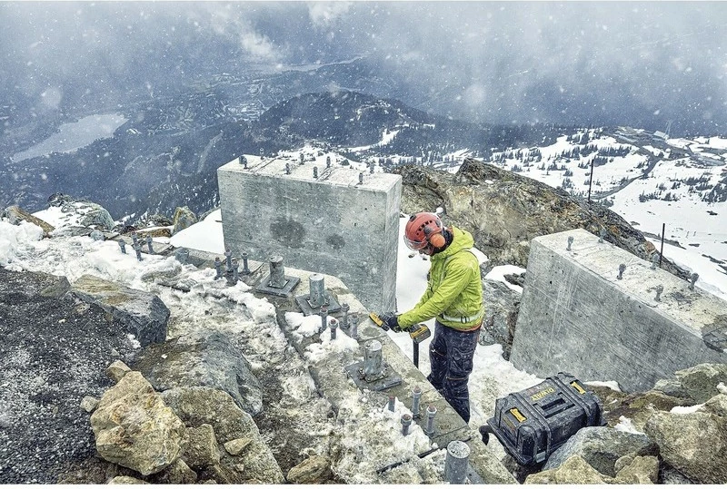 Lëmues rripi DeWALT DCG418NT-XJ, 9000 RPM, me bateri, zi/verdhë