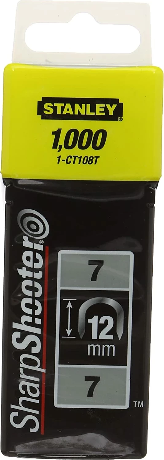 Sponka për kabllo Stanley CT100 Tip 7, 12 mm, 1000 copë (1-CT108T)