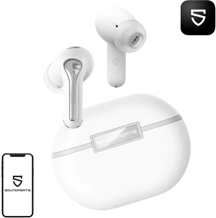 Kufje TWS Soundpeats Capsule3 PRO ANC, Hi-Res, Bluetooth 5.3, e bardhë
