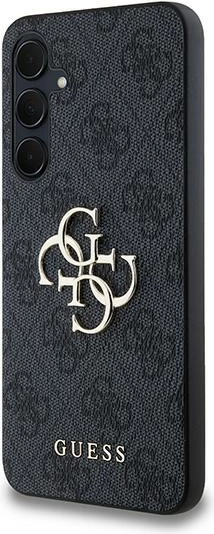 Mbështjellës Guess 4G Big Metal Logo për Samsung Galaxy A35, i zi