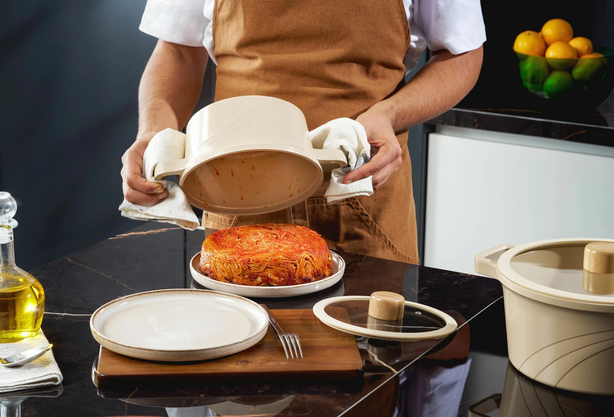 Set tenxheresh (10 copë), Hermia Concept, Vetta, krem