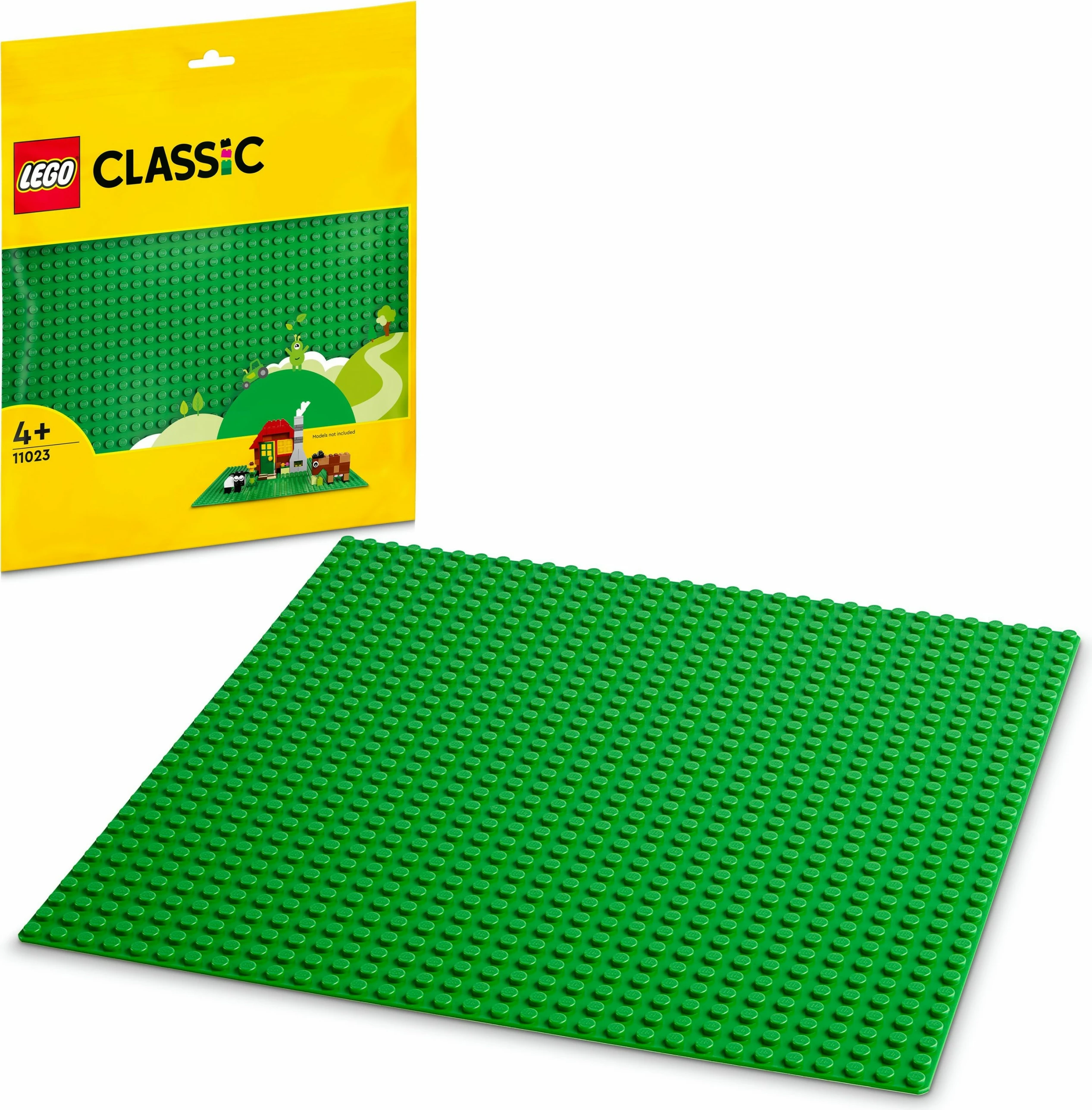 Set ndërtimi LEGO Classic Green Baseplate, 4 vjeç e lart, plastik, 1 copë, shumëngjyrësh