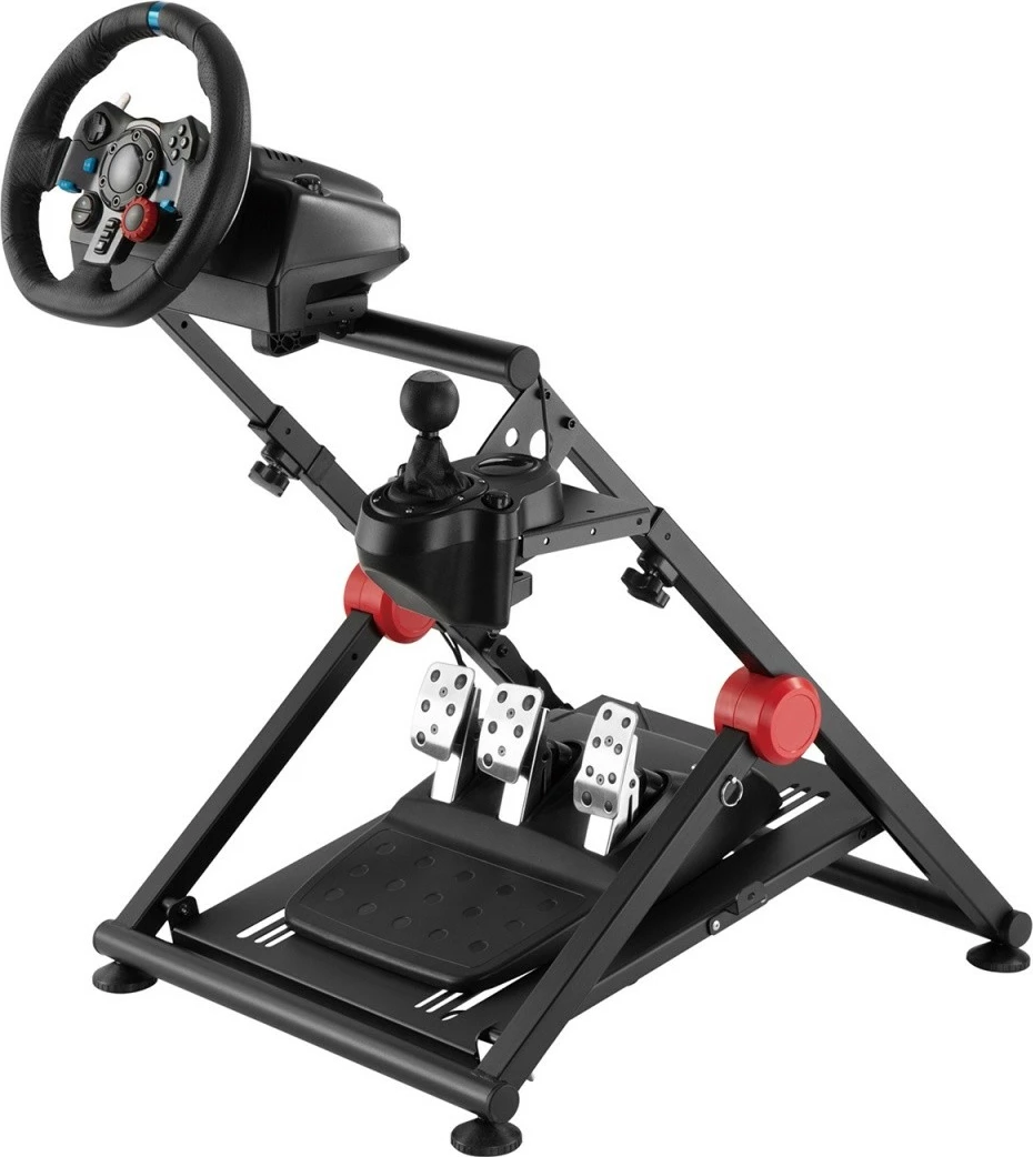 Qëndrim i palosshëm për timon gaming Audiocore RS155, për PC/PlayStation/Xbox, i zi