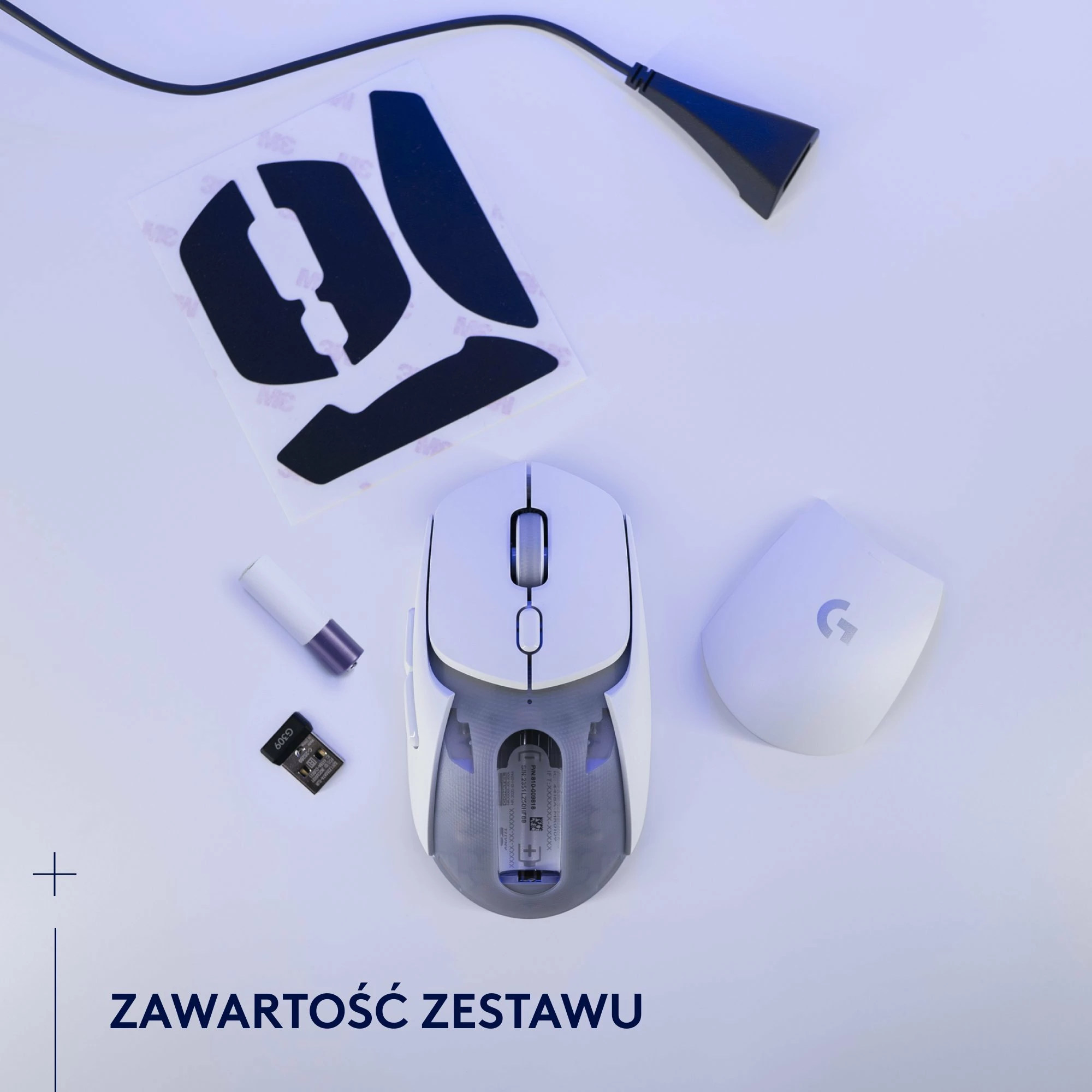 Maus Logitech G309 LIGHTSPEED 910-007207, Wireless 2.4GHz/Bluetooth/USB, HERO 25K 25600 DPI, 6 butona, 86 g, i bardhë