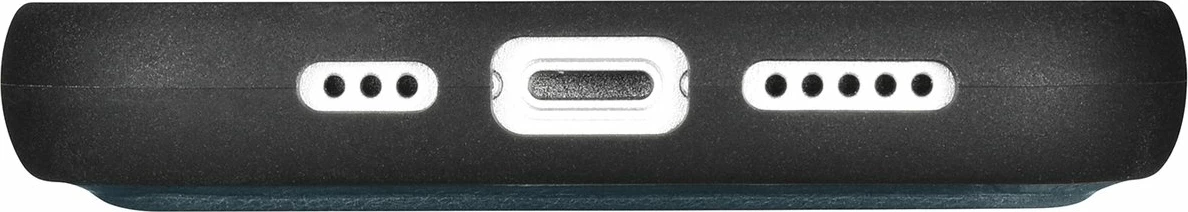 Mbështjellës iCarer Oil Wax Wallet Case 2in1 për iPhone 14 Pro, lëkurë, Anti-RFID, Blu