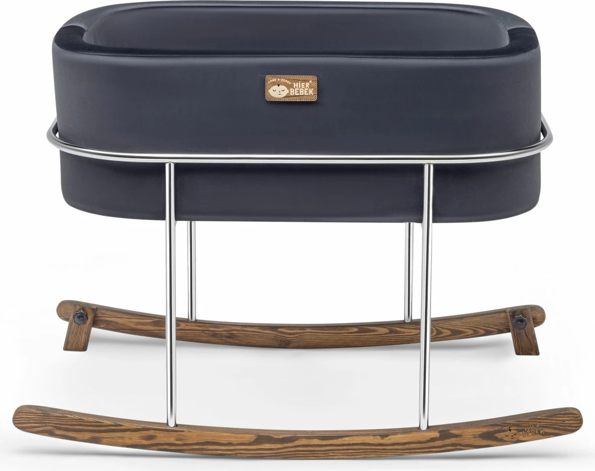 Djep modern, metal i zi, krom, Skye Decor