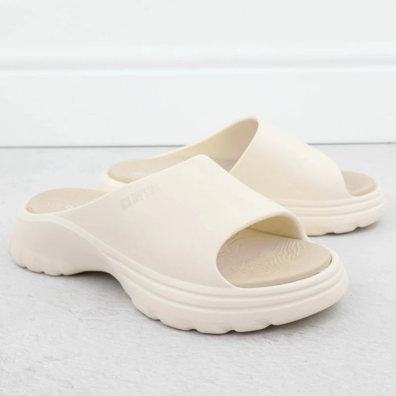 Papuqe për femra Big Star, bezhë