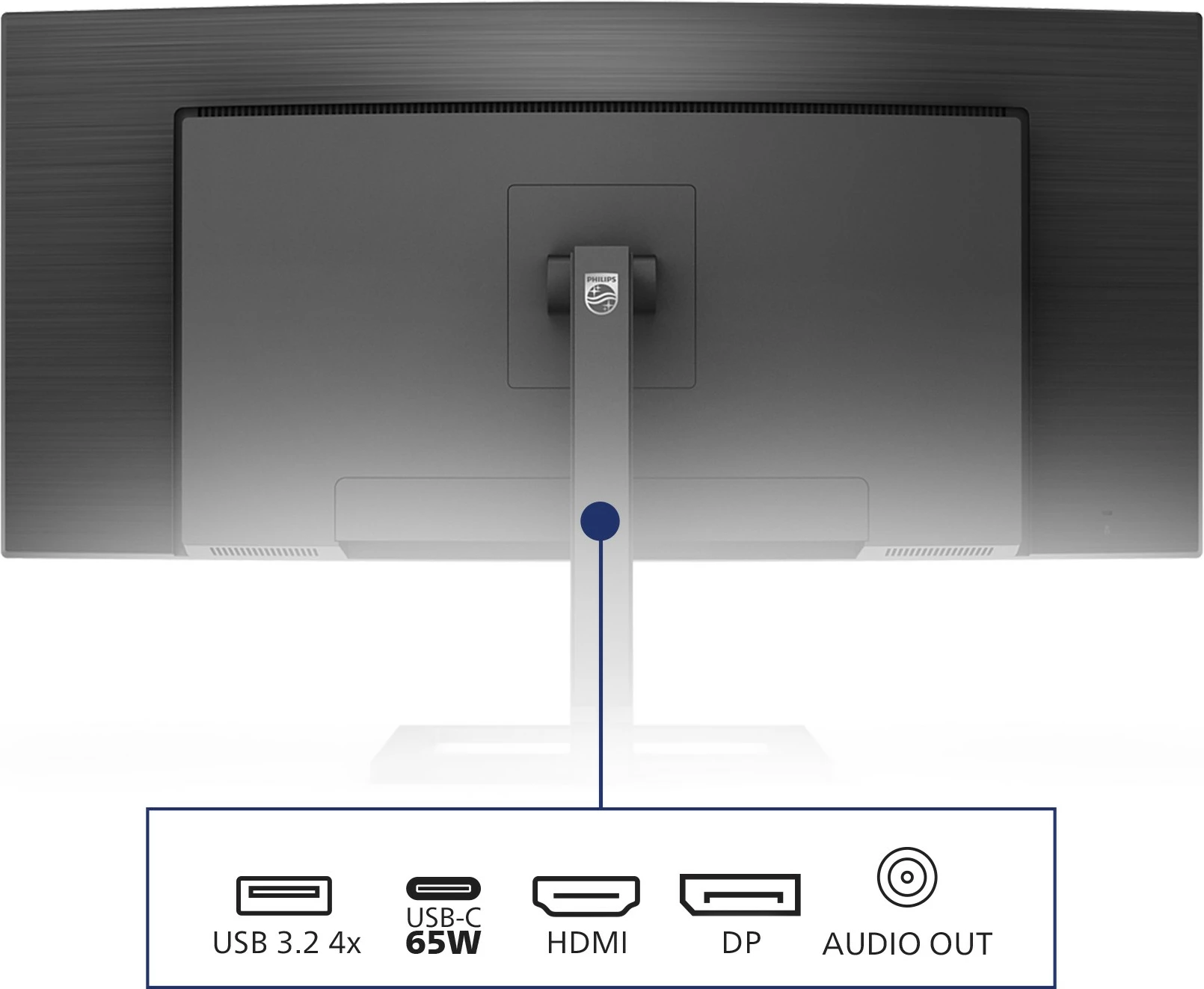 Monitor Philips E Line 346E2CUAE/00, 34", WQHD+, LCD, 4 ms, i zi