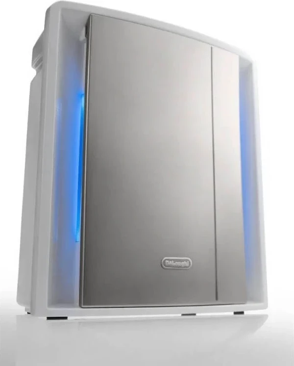 Pastrues ajri, DeLonghi AC230, 6 faza filtrimi, 3 shpejtësi, AQS, timer, deri 80 m², bardhë/argjend