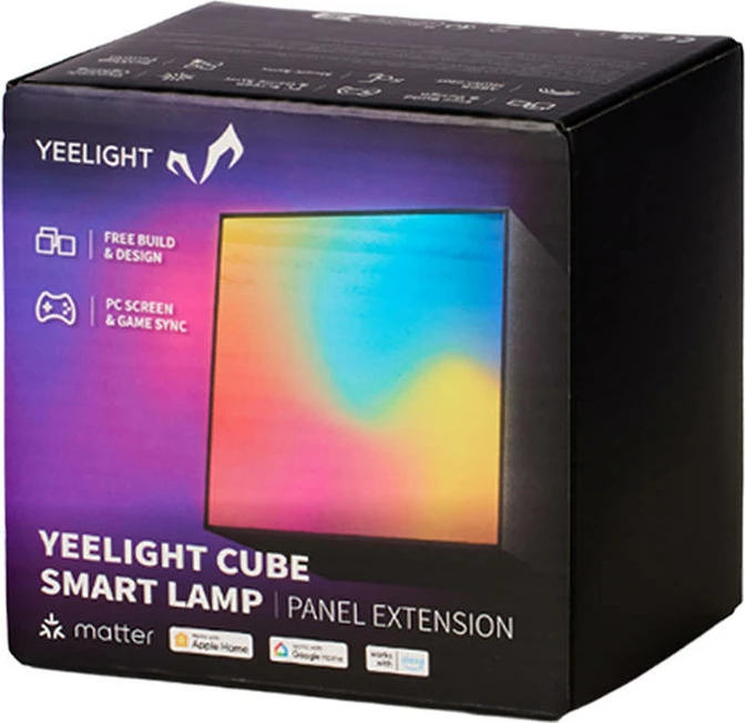 Panel ndriçimi smart Yeelight Cube Light, YLFWD--0006, për gaming, shumëngjyrësh