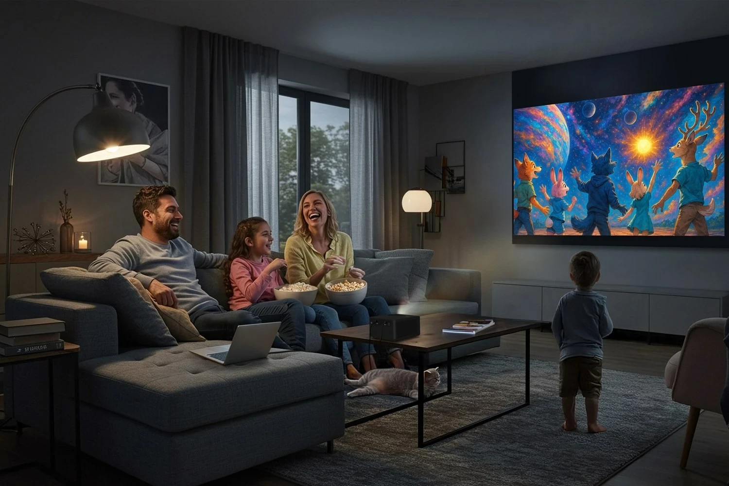 Projektor Optoma Photon Life PK32, UHD 4K, 1100 ANSI lumens, DLP, i zi