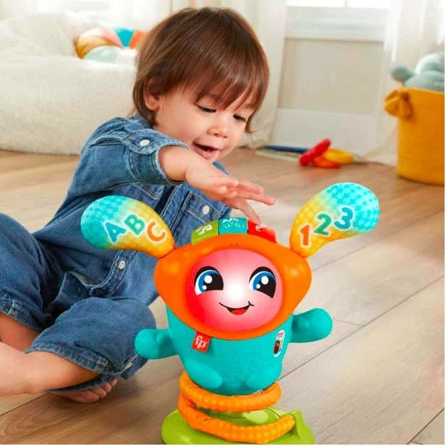Lodër edukative interaktive Fisher Price DJ Bouncin’ Beats HND41, shumëngjyrëshe