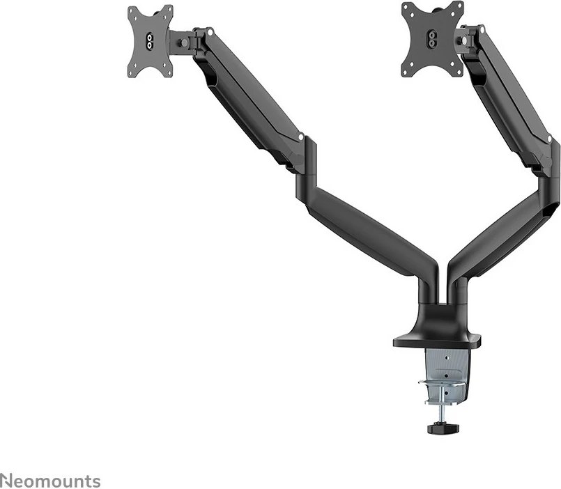 Krah monitori Newstar Neomounts NM-D750DBLACK, për 2 ekrane, gas spring, VESA 100x100, i zi