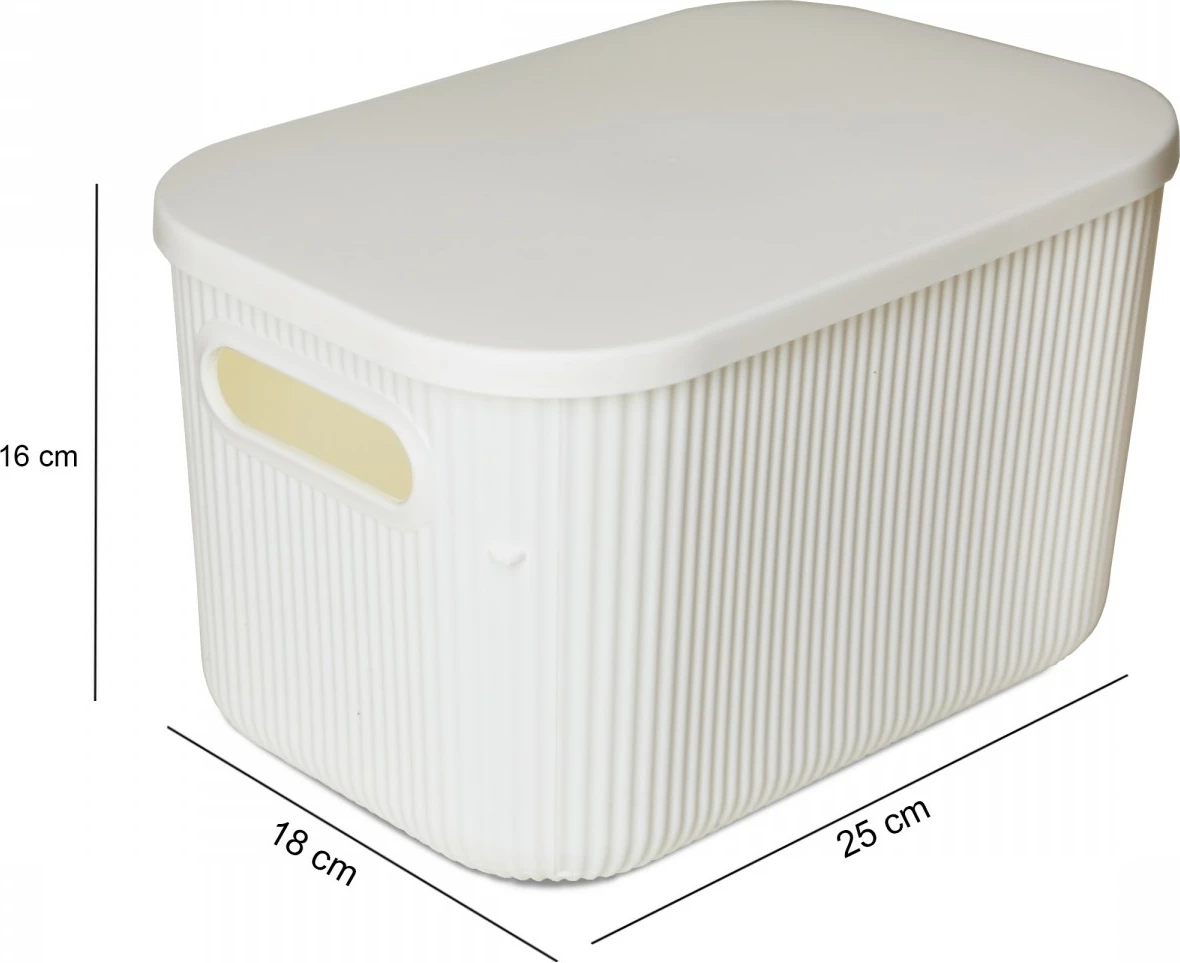 Organizues tavoline, plastik, ngjyrë ecru, Evila Originals, ORG - 2023