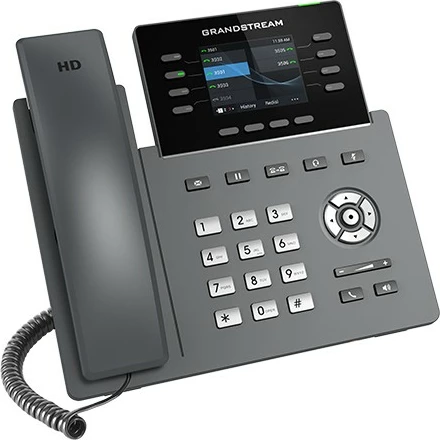 Telefon IP Grandstream GRP2624, 8 linja, i zi
