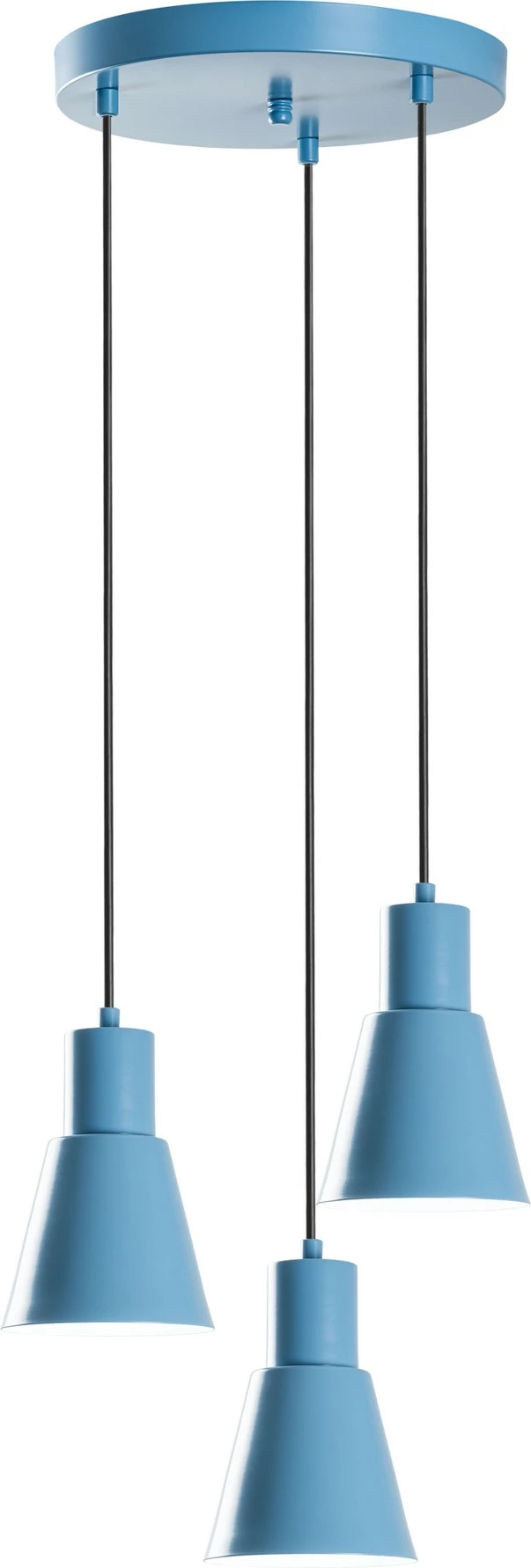 Llambadar Opviq, Konikkem - 6357, 3 drita, ngjyrë kaltër e çelët